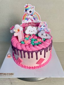 Cake Tart Kue Ulang Tahun Unicorn DKM Cakes Jember 1